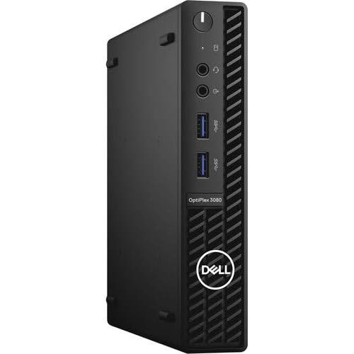 델 Dell OptiPlex 3080 Micro Form Factor Desktop, Intel Core i5 10500T, 8GB DDR4 RAM, 256GB SSD, Windows 10 Pro, Intel 3165 802.11ac dual band 1x1 + Bluetooth 4.2