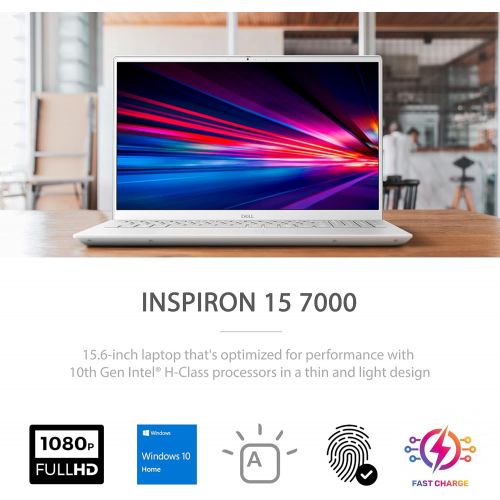 델 Dell Inspiron 15 Plus 7501 Laptop, 15.6 FHD LED Backlit Touchscreen, Intel i5 10300H, 24GB DDR4 RAM, 1TB PCIe SSD, Webcam, Backlit Keyboard, Fingerprint Reader, WiFi 6, Bluetooth,