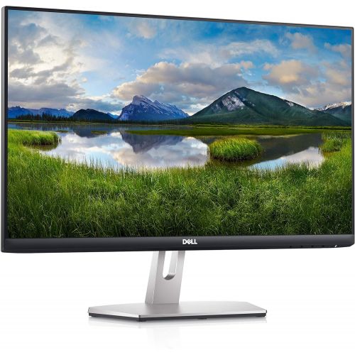 델 Dell S2421HN 24 Inch Full HD 1080p (1920 x 1080) 75Hz IPS Ultra Thin Bezel Monitor 2 x HDMI Ports, Audio Line Out, Adaptive AMD FreeSync, Silver