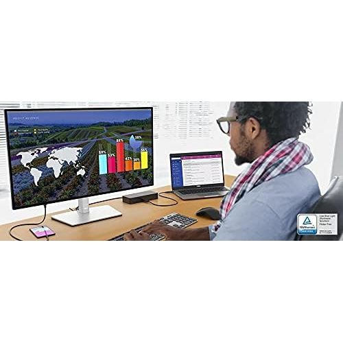 델 Dell U2722D 27 inch QHD (2560 x 1440) 16:9 UltraSharp Monitor with Comfortview Plus, 60Hz Refresh Rate, 100% sRGB, 1.07 Billion Colors, Platinum Silver