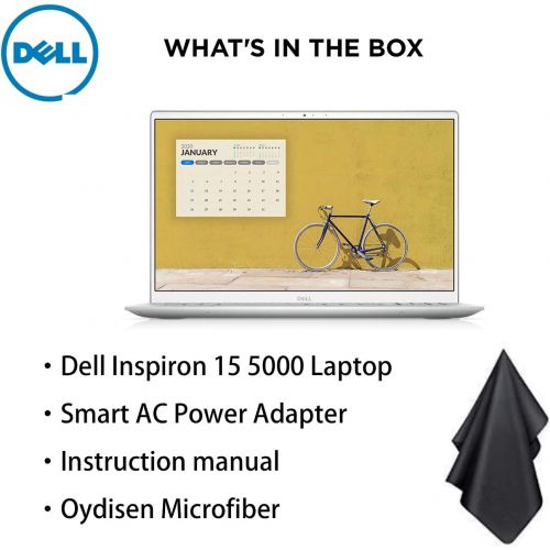 델 Dell Inspiron 15 5000 FHD Laptop (2021 Latest Model), 11th Gen Intel Core i5 1135G7 (Beats i7 1065G7), Intel Iris Xe Graphics, 16GB RAM, 512GB PCIe SSD, Backlit Keyboard, Fingerpri