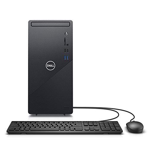 델 Dell Inspiron 3880 Desktop Computer Intel Core i5 10th Gen, 12GB Memory, 512GB Solid State Drive, Windows 10 Pro, 2 Year On Site Black