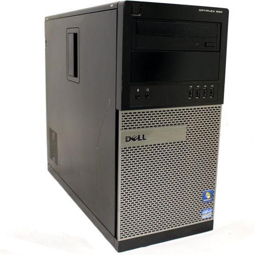 델 Dell Optiplex 990 Mini Tower Desktop Quad Core i5 2400 3.10GHz 8GB DDR3 RAM 1TB HD DVD RW Windows 7 Professional 64 Bit