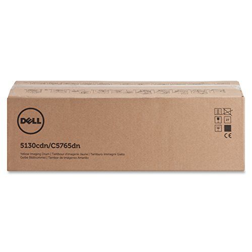 델 Dell Yellow 50000 Page Yield Laser Imaging Drum for 5130CDn Color Laser Printer 330 5853