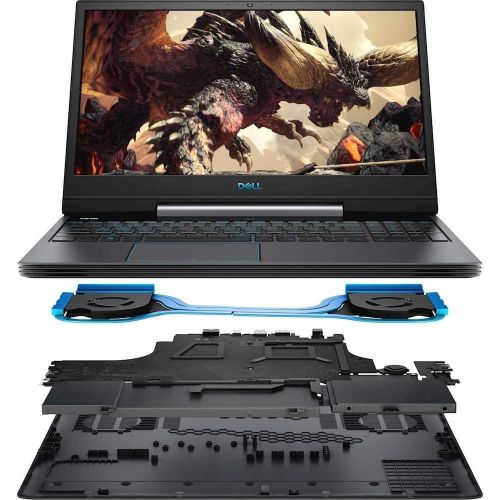 델 Dell G5 15 5590 Gaming Laptop 15.6 Inch FHD 256GB SSD + 1TB HDD 2.6GHz i7 9750H (8GB RAM, NVIDIA GTX 1650, Windows 10 Home) Space Black , 2019