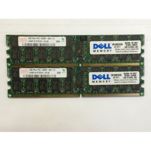 델 DELL 2X4GB MEMORY SNPJK002CK2/8G FOR PowerEdge 6950, R300, R805, R905, SC1435, T300