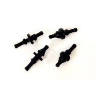 Genuine DELL Parts 4 Black Rubber PC CPU/Case Fan Screws/Rivets Part Number: 0N399