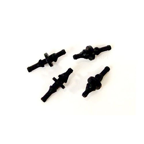 델 Genuine DELL Parts 4 Black Rubber PC CPU/Case Fan Screws/Rivets Part Number: 0N399