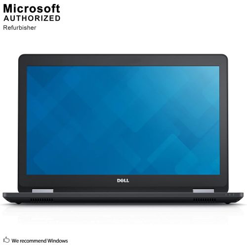 델 Dell Latitude E5570 15.6 Inch Laptop PC, Intel Core i5 6200U up to 2.8GHz, 16G DDR4, 512G SSD, VGA, HDMI, Windows 10 Pro 64 Bit Multi Language Support English/French/Spanish(Renewe