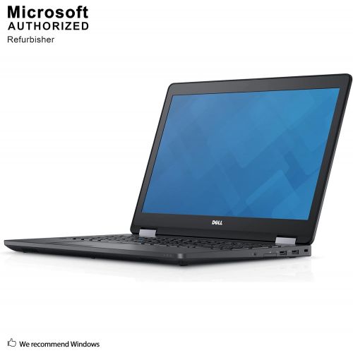 델 Dell Latitude E5570 15.6 Inch Laptop PC, Intel Core i5 6200U up to 2.8GHz, 16G DDR4, 512G SSD, VGA, HDMI, Windows 10 Pro 64 Bit Multi Language Support English/French/Spanish(Renewe