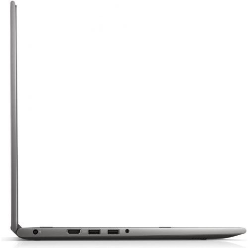 델 Dell i5568 15.6 FHD 2 in 1 Laptop (Intel Core i7 6500U 2.5GHz Processor, 8 GB RAM, 1 TB HDD, Windows 10) Gray