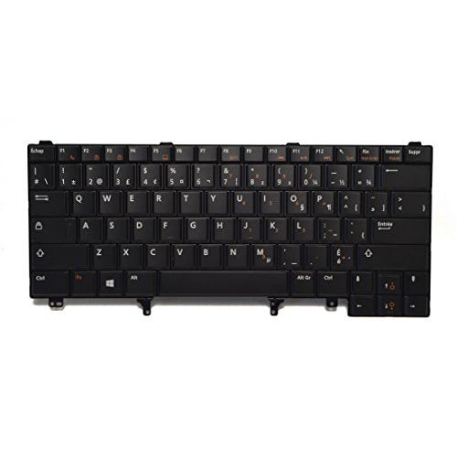 델 Dell Latitude E5420 E5430 E6220 E6230 E6320 E6330 E6420 E6430 E6440 83 Keys Black French Canadian Keyboard WY8N6 PK130LY1F09 0WY8N6 CN 0WY8N6