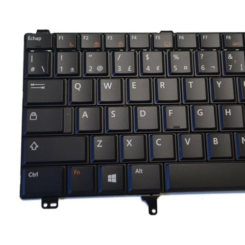 델 Dell Latitude E5420 E5430 E6220 E6230 E6320 E6330 E6420 E6430 E6440 83 Keys Black French Canadian Keyboard WY8N6 PK130LY1F09 0WY8N6 CN 0WY8N6