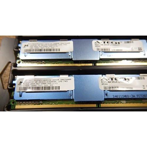 델 A Tech 8GB Kit 2X 4GB Memory Ram For DELL PowerEdge 1900 1950 1950 1955 2900 2950 M600 R900 SC1430 PowerVault NF500 NF600 NX1950 Precision Workstation 490 690 690n R5400 R5400 T540