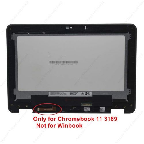 델 Replacement 11.6 HD 1366x768 LCD LED Display Touch Screen Digitizer Assembly with Bezel Frame for Dell Chromebook 11 3189 11 G4