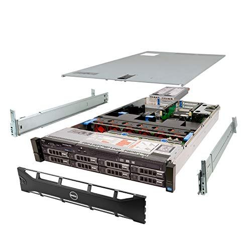 델 Dell PowerEdge R720 Server 2X E5 2680 2.70Ghz 16 Core 384GB 8X 4TB H710P Rails (Renewed)