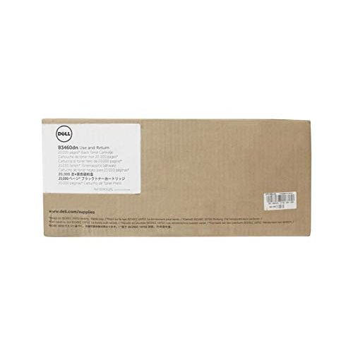 델 Dell 9GG2G Toner Cartridge B3460dn Laser Printer,Black