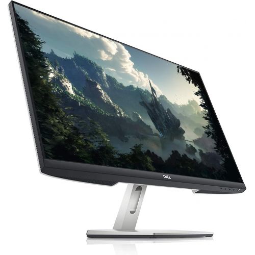 델 Dell Newest 27 inch QHD 1440p (2560 x 1440) IPS Ultra Thin Bezel Monitor, 75Hz Refresh Rate, ADM FreeSync, HDMI, DisplayPorts, Built in Speakers, VESA Certified, Sliver