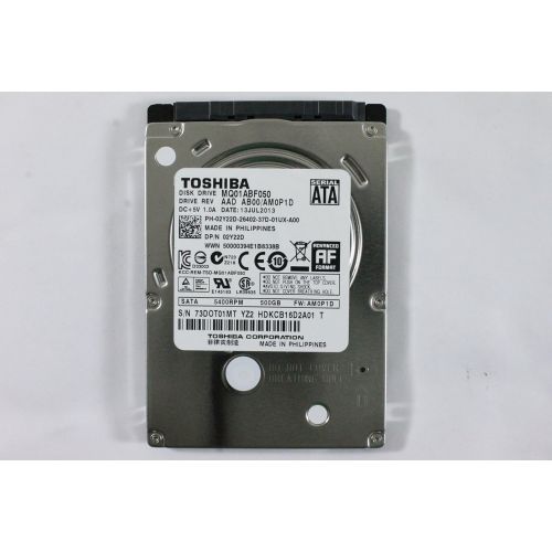 델 Dell 2Y22D MQ01ABF050 2.5 SATA Thin 500GB 5400 Toshiba Laptop Hard Drive Latitude E6420