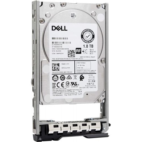 델 Dell 400-AJQP 1.8TB 10k SAS 12Gb/s 2.5 HDD with Gen 13 Tray