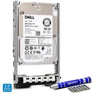 Dell 400-APGL 900GB 15K SAS 12Gb/s 2.5-Inch PowerEdge Enterprise Hard Drive in 13G Tray Bundle with Compatily Screwdriver Compatible with 400-APGB R630 R730 PowerVault MD1420