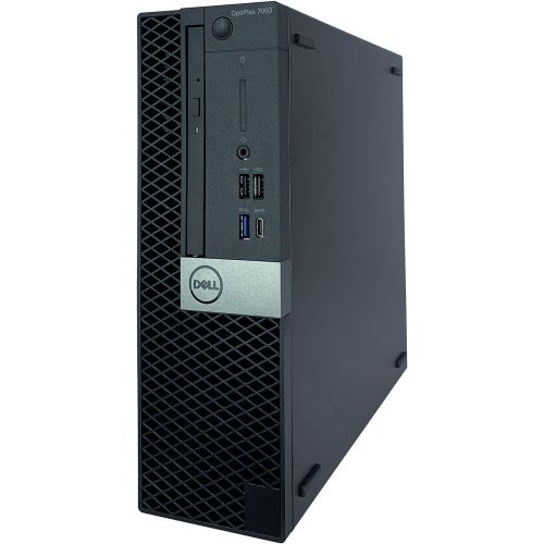 델 Dell OptiPlex 7060 SFF Desktop Computer, Intel 8th Gen Core i7-8700 3.2GHz (Up to 4.60GHz) 6-Core CPU, 16GB DDR4-2666MHz Memory, 512GB NVMe SSD, Windows 10 Pro