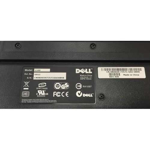델 Dell OEM Genuine USB 104-key Black Wired Keyboard (RH659 L100 SK-8115)