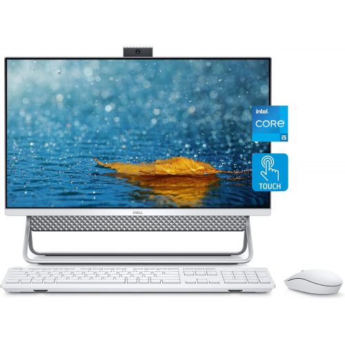 델 [아마존베스트]Dell Inspiron 5000 All in One Desktop 24 FHD Touch-Display, i5-10210U, 16GB DDR4 Memory, 256GB PCIe Solid State Drive + 1TB HDD, HDMI, WiFi, Webcam, Wireless Mouse&Keyboard, KKE Mo