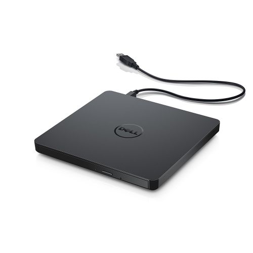 델 DellComputer USB External DVD Drive, Dell Portable DVD  CD +-RW Drive Burner for Windows 10  8 8.1 7 Laptop Computer PC of HP Dell LG Asus Acer LG Asus Lenovo - Black Color