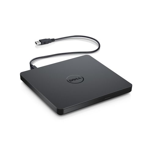 델 DellComputer USB External DVD Drive, Dell Portable DVD  CD +-RW Drive Burner for Windows 10  8 8.1 7 Laptop Computer PC of HP Dell LG Asus Acer LG Asus Lenovo - Black Color