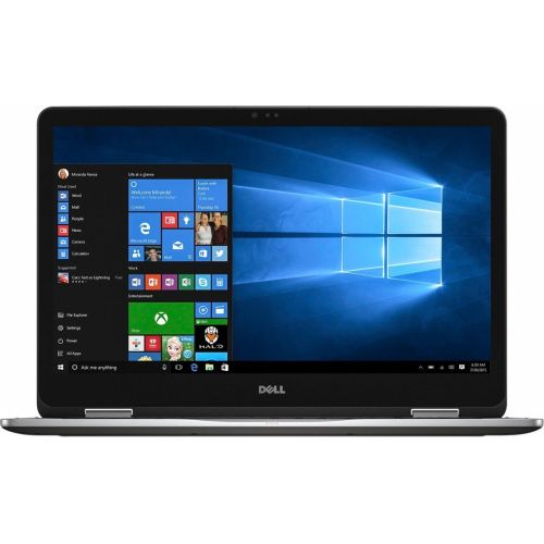 델 2017 Dell 7000 Series Inspiron 2-in-1 17.3 Touch-Screen FHD IPS Laptop, Intel Core i7-7500U, 16GB DDR4 RAM, NVIDIA GeForce 940MX 2GB, 512GB SSD, Bluetooth, HDMI, Backlit keyboard,