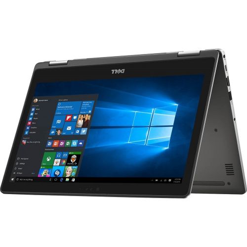 델 2017 Dell Inspiron 7000 13.3 2-in-1 Full HD Touchscreen High Performance Laptop, 7th Intel Core i7-7500U, 12GB DDR4 RAM, 256GB SSD, Backlit Keyboard, Bluetooth, HDMI, 802.11AC, Win