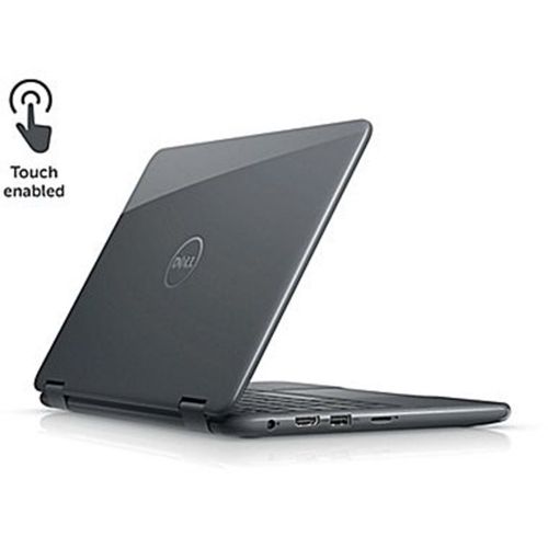 델 Dell 2018 Newest Inspiron Business Flagship 2 in 1 Laptop PC 11.6 Touchscreen Intel Pentium N3710 Quad-Core Processor 4GB RAM 500GB HDD Wifi HDMI Bluetooth Webcam Windows 10-Gray