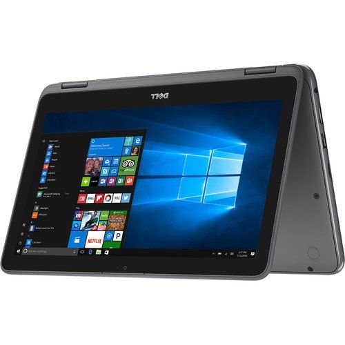 델 2018 Flagship Dell Inspiron 11.6 Business 2 in 1 HD Touchscreen LaptopTablet - AMD Dual-Core A9-9420e 8GB DDR4 128GB SSD AMD Radeon R5 MaxxAudio Bluetooth 802.11bgn HDMI HD Webcam