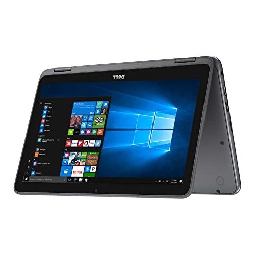 델 2017 Dell Inspiron 11.6 HD Anti-glare Touchscreen Signature Edition 2-in-1 Laptop, Intel Celeron Dual Core Processor up to 2.48 GHz, 4GB RAM, 32GB SSD, Webcam, Bluetooth, Windows 1