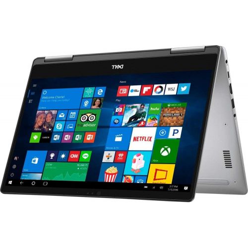 델 Dell Inspiron 13 7000 13.3 Full HD IPS 2-in-1 Touch-Screen LaptopTablet, Intel Quad-Core i5-8250U up to 3.4GHz Windows Ink Backlit Keyboard MaxxAudio Pro Win 10-Upgrade up to