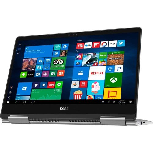 델 Dell Inspiron 13 7000 13.3 Full HD IPS 2-in-1 Touch-Screen LaptopTablet, Intel Quad-Core i5-8250U up to 3.4GHz Windows Ink Backlit Keyboard MaxxAudio Pro Win 10-Upgrade up to