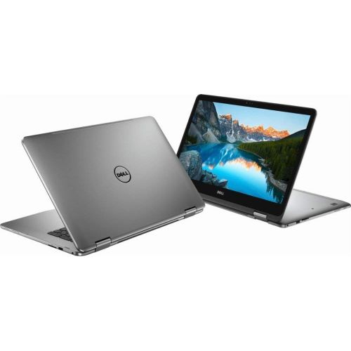 델 2018 Dell Inspiron 17 7000 17.3 FHD IPS TouchScreen 2-in-1 Laptop, Intel Quad-Core i7-8550U up to 4GHz 16GB DDR4 2TB HDD 256GB SSD Backlit Keyboard MaxxAudio USB 3.1 Type-C NVIDIA