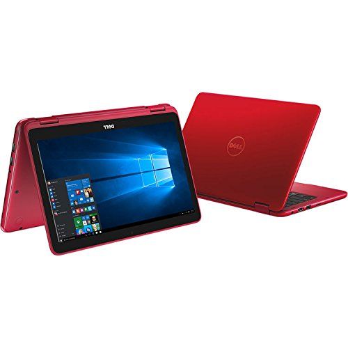 델 2018 Flagship Dell Inspiron 11.6 HD Touchscreen 2 in 1 Business LaptopTablet, AMD Dual Core A9-9420e 8GB DDR4 512GB SSD AMD Radeon R5 MaxxAudio Bluetooth 802.11bgn HDMI Webcam USB