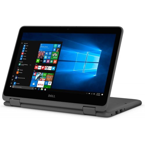 델 2018 Flagship Dell Inspiron 11.6 HD Touchscreen 2 in 1 Business LaptopTablet, AMD Core A9-9420e 2.6GHz 8GB DDR4 128GB SSD AMD Radeon R5 MaxxAudio Bluetooth 802.11bgn HDMI Webcam U