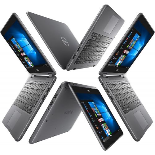 델 2018 Flagship Dell Inspiron 11.6 HD Touchscreen 2 in 1 Business LaptopTablet, AMD Core A9-9420e 2.6GHz 8GB DDR4 128GB SSD AMD Radeon R5 MaxxAudio Bluetooth 802.11bgn HDMI Webcam U