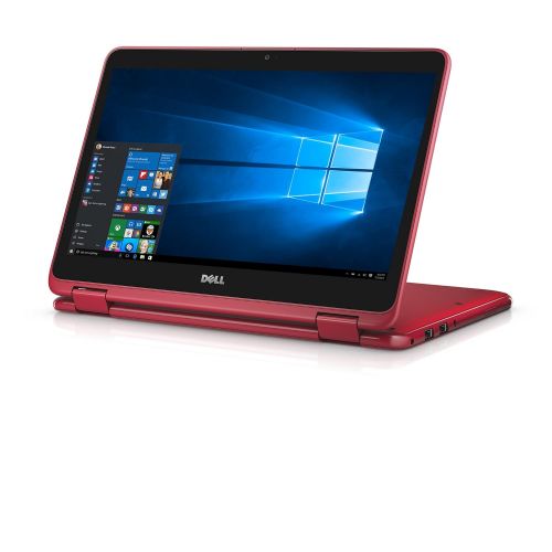 델 Dell Inspiron 11 3000 2-in-1 Convertible Touchscreen LaptopTablet PC, AMD A6-9220e Processor up to 2.4 GHz, 4GB DDR4, 32GB eMMC SSD, Radeon R4 Graphics, WiFi, Webcam, Bluetooth, W