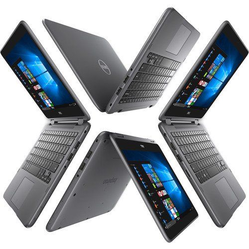 델 2018 Flagship Dell Inspiron 11.6 Business 2 in 1 HD Touchscreen LaptopTablet - AMD Dual-Core A9-9420e 8GB DDR4 500GB HDD AMD Radeon R5 MaxxAudio Bluetooth 802.11bgn HDMI Webcam US