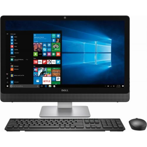 델 Dell Flagship Inspiron All-in-One Desktop PC,23.8 Full HD Touchscreen, Intel i7-7700T 2.9 Ghz Processor, 256GB SSD, 12GB RAM, DVD+RW, Bluetooth, Wireless-AC, HDMI, Win 10, wireless