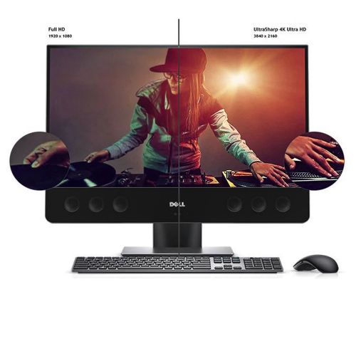 델 Dell XPS 7760 27 Touch 4K Ultra HD All-in-One Desktop - Intel Core i7-7700 7th Gen Quad-Core up to 4.2 GHz, 24GB DDR4 Memory, 512GB SSD + 4TB (2TB x 2) Hard Drive, 8GB AMD Radeon R