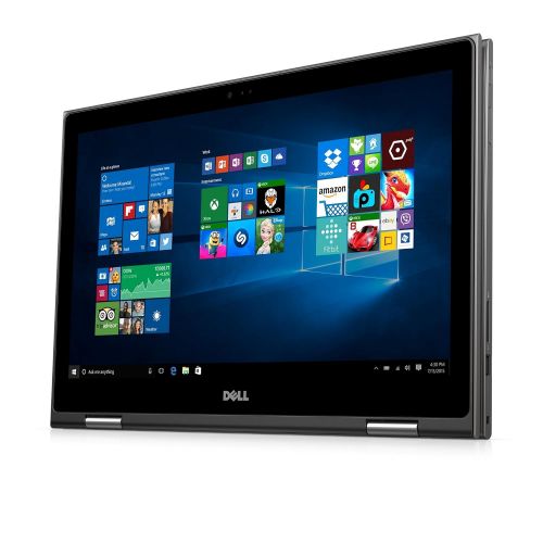 델 Dell i5568-7477GRY 15.6-Inches FHD 2-in-1 Laptop (Intel Core i7-6500U 2.5GHz Processor, 16 GB RAM, 256 GB SDD, Windows 10) Gray