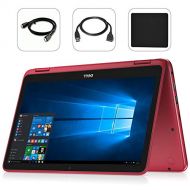 Dell Inspiron 11.6 LED Anti-Glare Touchscreen 2 in 1 2018 Newest Laptop Computer, AMD A9-9420e up to 2.7GHz, 4GB DDR4, 128GB SSD, HDMI, WiFi, Bluetooth, USB 3.1, Windows 10 with Bo