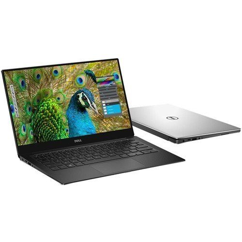 델 Dell XPS 13 9360 13.3 Laptop QHD+ Touchscreen 7th Gen Intel Core i7-7500U, 8GB RAM, 512GB NVME SSD Machined Aluminum Display Silver Win 10