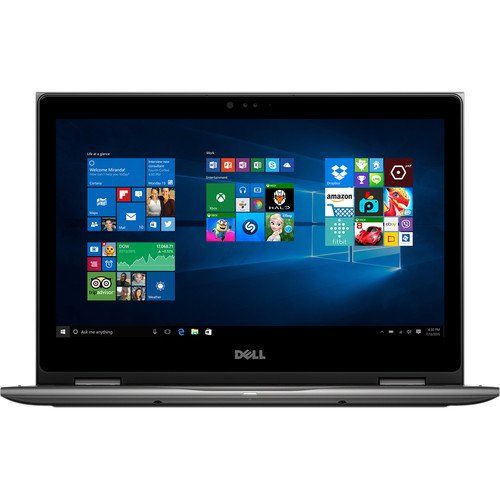 델 2017 Dell Inspiron 13.3 2-in-1 FHD (1920 x 1080) Touchscreen Convertible Laptop PC, Intel Core i7-6500U 2.5GHz, 8GB DDR4 SDRAM, 256GB SSD, Backlit Keyboard, Bluetooth, HDMI, Window