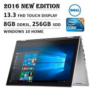 Dell Inspiron 7000 13.3-Inch Touchscreen Laptop (Intel Core i7, 8GB, 256GB SSD, No DVD, Backlit Keyboard, Stylus, Bluetooth, Windows 10) - Silver